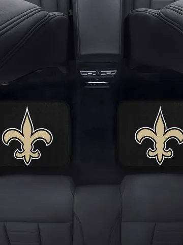 New Orleans Saints Back Car Floor Mats Set of 2 $54.00