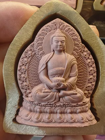 Amitabha Tsa Tsa Mold - 4.5cm Height: Tibetan Buddha Statue Maker for Ritual Sacred Art & Offering