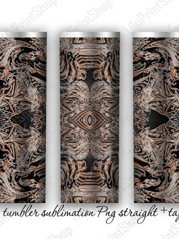 Tooled leather Tumbler sublimation designs, Gothic tumbler sublimation wrap PNG for 20oz skinny straight & tapered tumbler digital $3.39