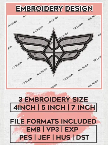 WNBA Las Vegas Aces Logo Embroidery Files, WNBA Las Vegas Team Embroidery Designs, WNBA Teams, 3 sizes, Machine embroidery designs, Digital Download $6.99