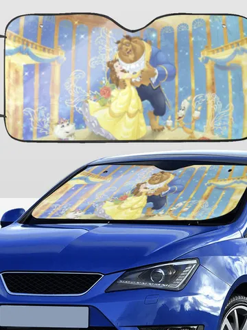 Beauty And The Beast Car SunShade $39.97