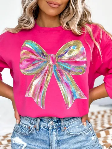 Valentines Day Bow Png, Brushstroke Valentines Png, Retro Valentine Png, Pink, Coquette Png, Girls Valentine Png, Valentine Shirt Design $4.18