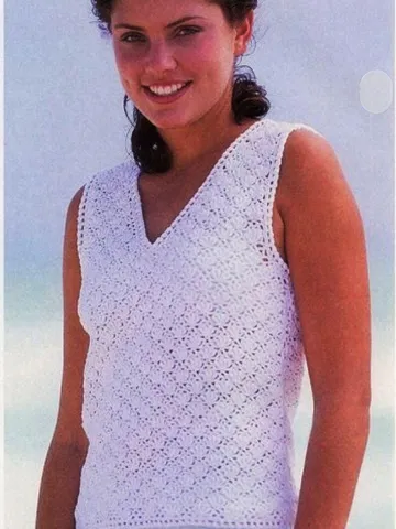 Top crochet pattern, shell lace top crochet pattern, T-shirt crochet pattern women ladies summer top pdf instant download $6.68