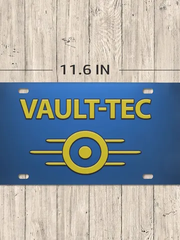 Fallout Vault Tec License Plate $36.00