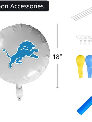 Detroit Lions Foil Balloon $24.00