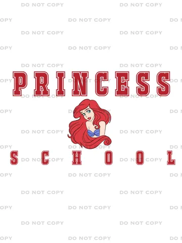 All princess png clipart, Mermaid princess PNG, Mermaid princess sublimation design, Princess school clipart $2.00