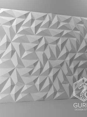 Parallelogram Tile Papercraft, Digital Template, PDF Download, Gurko, 3D Low Poly, Pepakura, DIY Origami Sculpture, Paper Decor $12.00