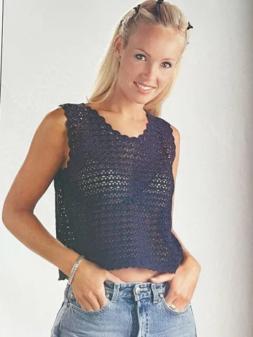 Top crochet pattern, lace crochet top, T-shirt crochet pattern women ladies summer top pdf instant download $6.68