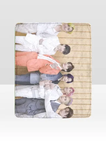 BTS Blanket Lightweight Soft Microfiber Fleece $54.00