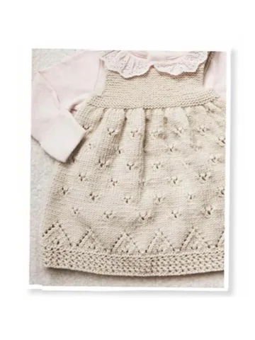 Baby Dress Pattern, knitting pattern Newborn Baby Dress Pattern, Baby Dress Pattern Only, Pattern, Instant Download $5.56