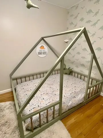 Montessori Floor House Bed Plan, Full Size, PDF, DIY $14.95