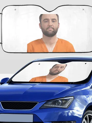 Scottie Scheffler Mugshot Car SunShade $48.00