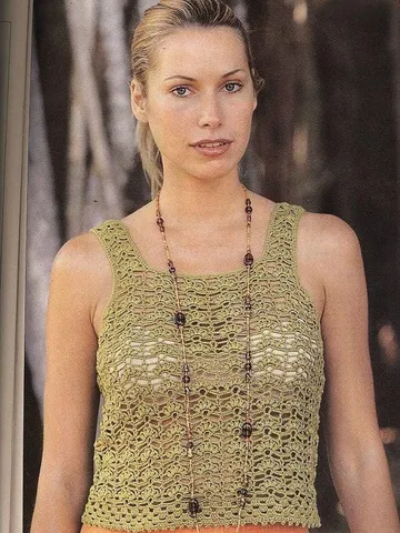 Top crochet pattern, lace top pattern, T-shirt crochet pattern women ladies top pdf instant download $6.68