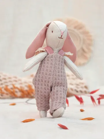 Bunny Mom Doll and Overall - Digital PDF pattern and Sewing Instructions $8.00
