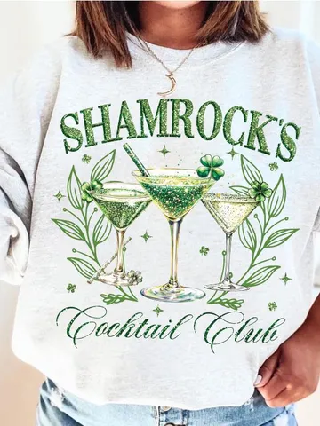 Shamrock's Coctail Club PNG, St. Patrick’s day Png Designs, Retro St. Patrick’s Png, Trending Png, Trendy St.Pattys Day Png, Retro Irish Day $4.46
