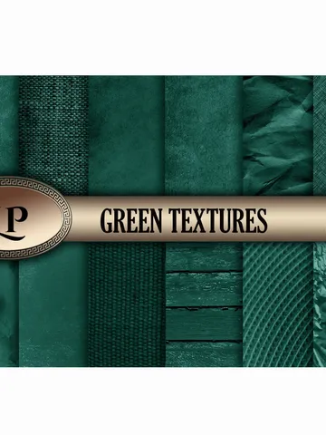Emerald green background with shabby texture. Green digital papers for scrapbook and more. Instant download $4.07