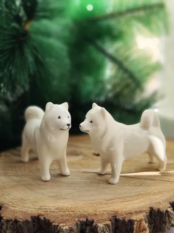 Figurine Samoyed $35.00