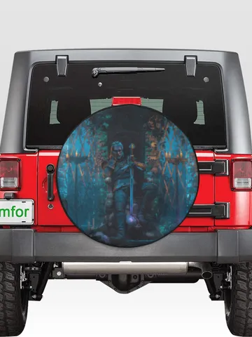 Geralt Of Rivia The Witcher 3 Spare Tire Cover $54.00