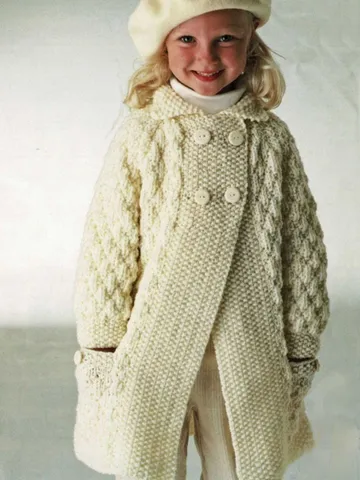 Knit cardigan for girls, Boys, knitting pattern chunky cardigan, knitting cardigan pdf instant download $6.68