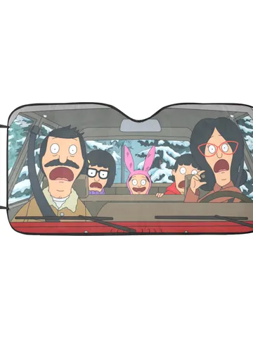 Bobs Burgers Family Car SunShade $45.00