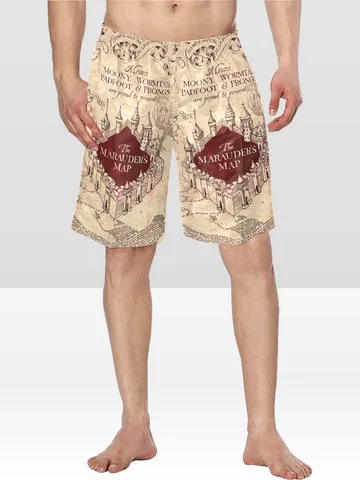 Marauders Map Harry Potter Swim Trunks $60.00