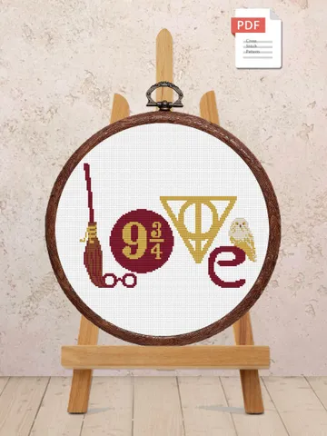 Magic Love Cross Stitch Pattern, Love Cross Stitch Pattern, Embroidery Magic Love, Love xStitch, Home Pattern, Love Pattern #vl009 $4.00