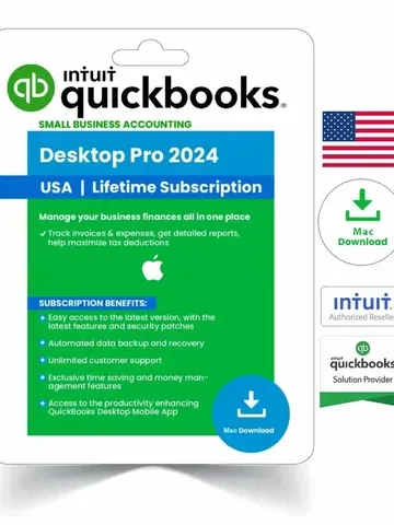QuickBooks Desktop Pro 2024 Mac Lifetime License