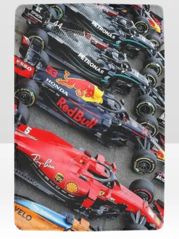 Formula 1 F1 Blanket Lightweight Soft Microfiber Fleece $54.00