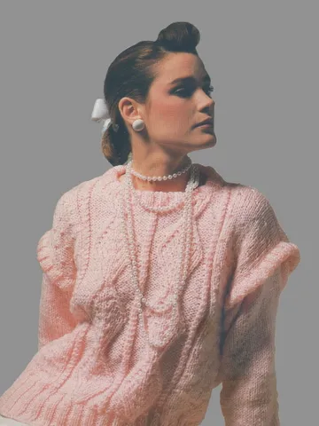 Vintage Knitting Pattern 240 Lady's Sweater Pullover Women $2.50