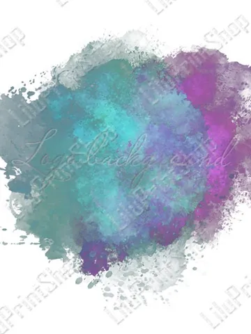 Paint splash clipart Watercolor splash png Purple and Turquoise logo design Paint splatter png Purple blue Logo Background Png sublimation $2.85