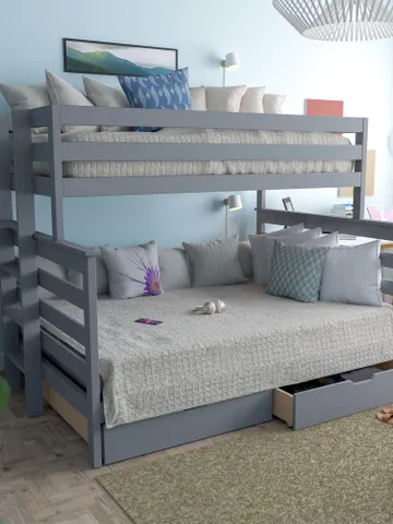 Twin Over Full Bunk Bed Plans, PDF, DIY $19.95