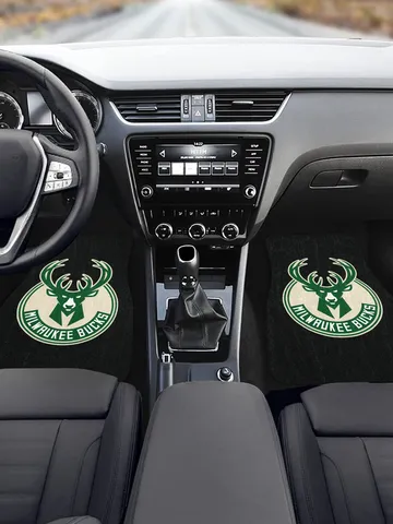Milwaukee Bucks Front Car Floor Mats Set of 2 $69.97
