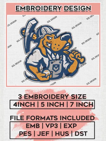 MiLB Midland RockHounds Embroidery Design Files, MiLB Midland RockHounds Logo, Minor League Baseball Logo Embroidery Designs, MiLB embroidery designs, Machine embroidery designs, Digital Download $6.99