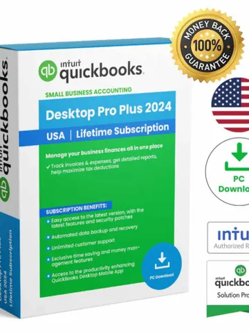 QuickBooks Desktop Pro Plus 2024 Lifetime No Subscription