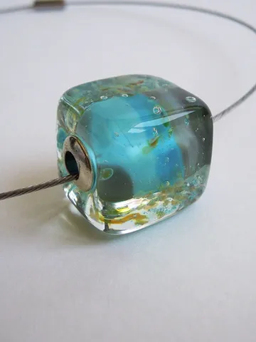 Pendant "Underwater" made of glass $135.00