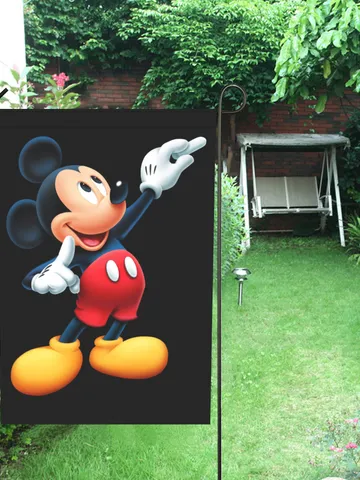 Mickey Mouse Garden Flag (Two Sides Printing, without Flagpole) $24.97