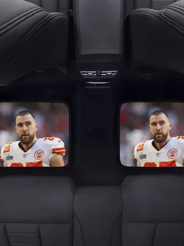 Travis Kelce Back Car Floor Mats Set of 2 $54.00