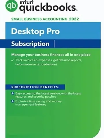 Intuit Quickbooks Desktop Pro 2022 Lifetime key US Edition 3 User