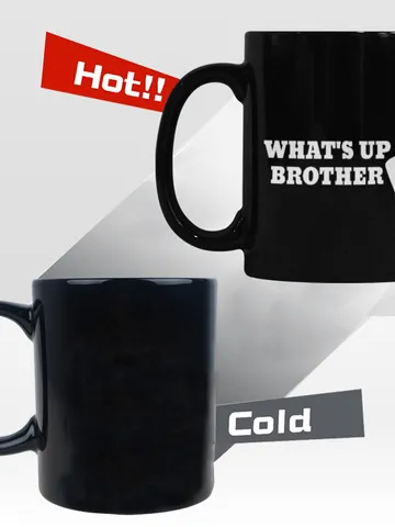 Sketch What's Up Brother Heat Changing Mug $21.97