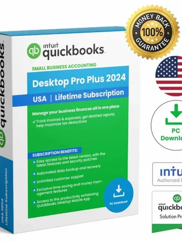 Intuit Quickbooks Desktop Pro 2024 - No Subscription