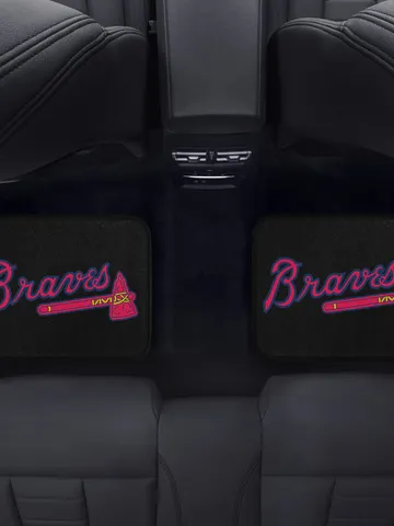 Atlanta Braves Back Car Floor Mats Set of 2 $54.00