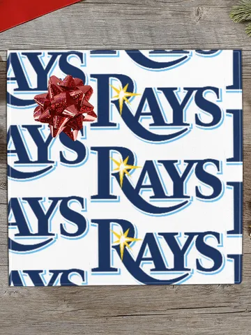 Tampa Bay Rays Gift Wrapping Paper $24.97