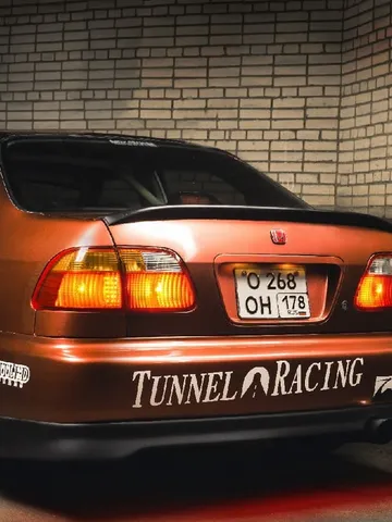 VTI Rear Lip (abs) for Honda Civic Ek 99-00 4 dr. Vti Si Sir Type-r $225.00