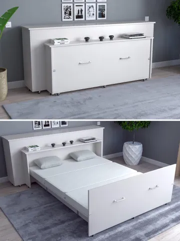 DIY, PDF, Folding Bed Plans, Roll Out Bed, Queen Size $14.95