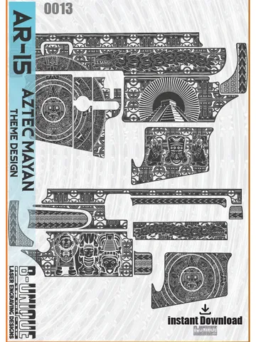 AR-15 Aztec Mayan Work