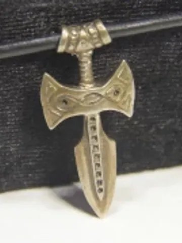 Elder Scrolls Inspired Pendant / Handcrafted Amulet of Talos  / Skyrim pendant / TES Jewelry / GeekJewelryManWorkshop $37.00