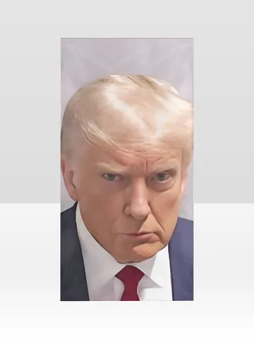 Trump Mugshot Beach Towel $45.00