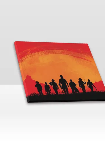 Red Dead Redemption Frame Canvas Print $24.00