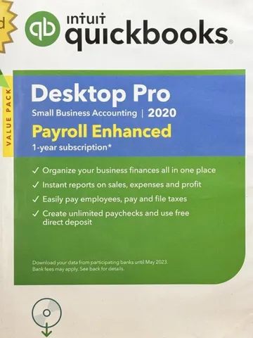 Quickbooks 2020 Desktop Pro Windows Accounting