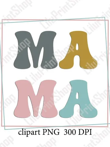 Retro Mothers Day png Mama png Mothers day clipart Retro png mama clipart Retro Mama sublimation png Mama Shirt sublimation $2.71